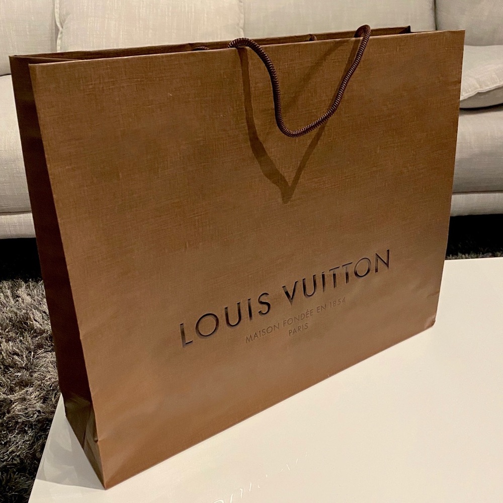 LOUIS VUITTON large gift bag